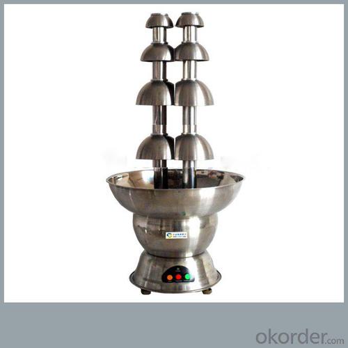 Double Chocolate Fountain With 2 Heads And 4 Layers Stainless Steel 304 Basecommercial Chocolate Fountain System 1