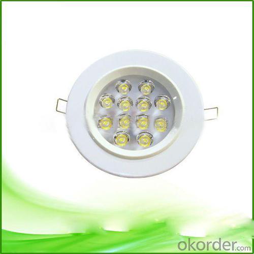 12w Ultrathin Pure Aluminium LED Downlight System 1