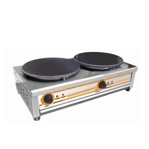 Top Electric Crepe Maker with Two Plates Table System 1