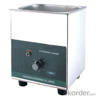 2L Manual Operation Stainless Steel Benchtop Ultrasonic Cleaner System 1