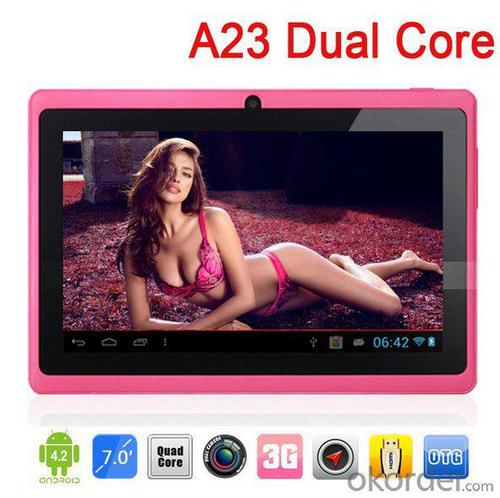 Dual Core Q88 Tablet Pc, Android 4.2 1.2Ghz Ram 512Mb Rom 4Gb Dual Camera Wifi System 1