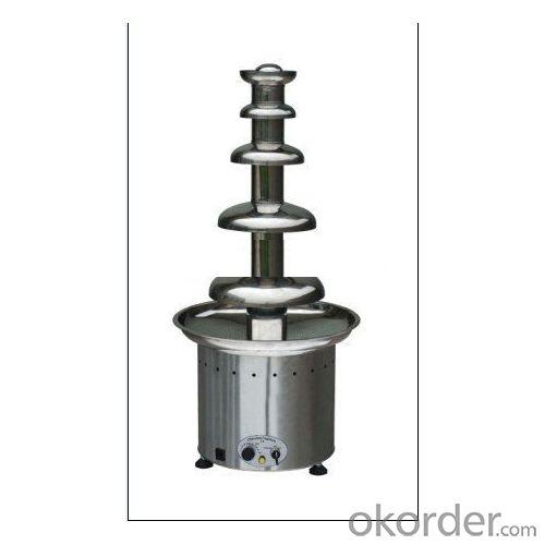 Large Stainless Steel Chocolate Fountain Commercial Use (110Cm High) System 1