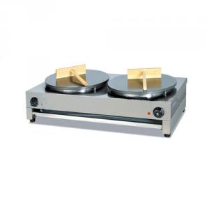 Commercial Electric Crepe Maker with Stainless Steel Double Plate