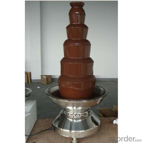 6 Tiers100Cm Commercial Chocolate Fountain System 1