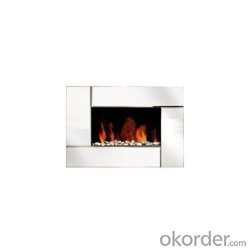 Electric Fireplace Wall Mounted with Pebble Fuel Effect System 1