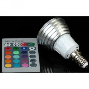 3W Dimmable Mr16 Gu10 E27 E26 E14 B22 Remote Control 16 Colors Rgb Led Spotlight Bulb Lamp Spot Light System 1
