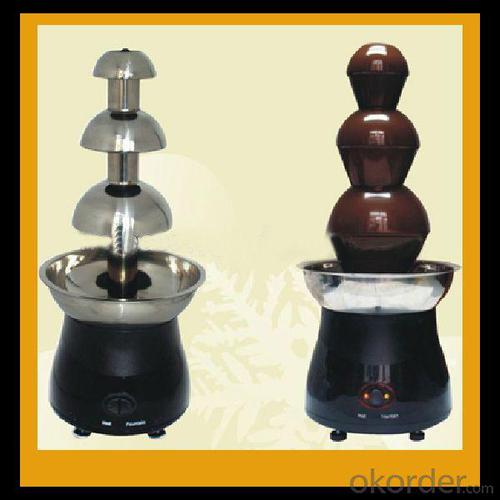 Hot Sale 110V 220V Electric Mini Chocolate Fondue Party Fountain W/3 Tier Tower System 1
