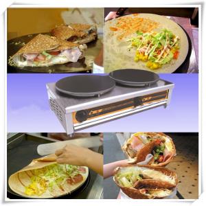 Electric Crepe Maker Stainless Steel Body for Commercial Use
