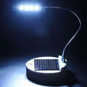0.44W 650Mah 4 Led Solar Desk Indoor Reading Table Lamp Light System 1