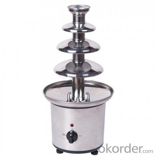 4 Layer 170W Chocolate Fondue Fountain With Ce System 1