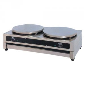 Double Head Crepe Maker Coated with Teflon System 1