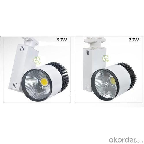 2014 High Class Top Quality 20W 30W Cob Led Track Light System 1