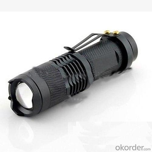 3W 250LM Mini Adjustable Focus Zoom CREE LED Flashlight System 1