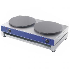 Electric Crepe Maker with Two 400mm Diameter Cast Iron Griddle Plates System 1