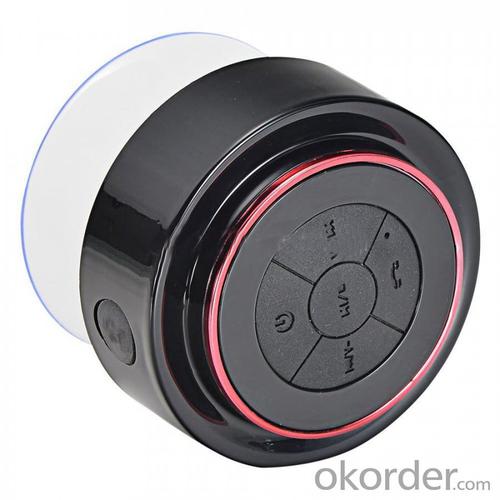 Shower Hands-Free Suction Cup In-Car Mic Ipx 7 Waterproof Bt Bluetooth Wireless Mini Speaker System 1