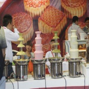 Mini Stainless Steel Electric Chocolate Fountain,Spreading Machine System 1