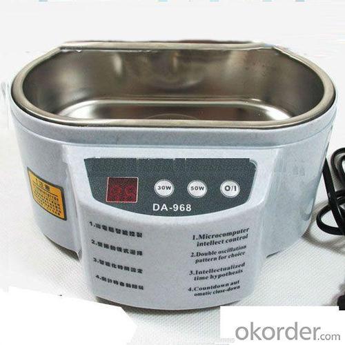 Dadi Da-968 220V Or 110V Stainless Steel Dual 30W/50W Ultrasonic Cleaner With Display Ultrasonic Cleaning Machine System 1