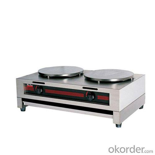 2-Head Gas Crepe Machine for Frying, Baking and Grill System 1