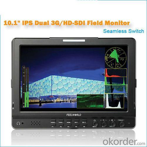 10.1 Inch Ips LCD Camera Monitor With Waveform Vectorscope Histogram System 1