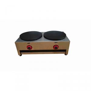 Gas Crepe Maker Double Plate Ce Approved System 1