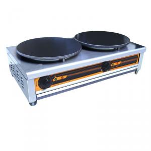 Double Table Electric Crepe Maker 86*46*24cm System 1