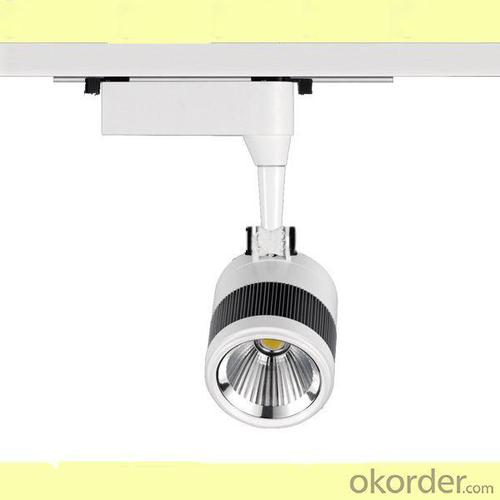 Cob 30W Dimmable Led Track Light 2200-2600Lm 24Degree Cob Led Track Light 25W 3 Phase 4 Wires System 1