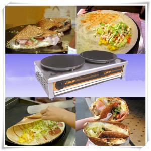 Stainless Steel Electric Crepe Maker Flexible Use System 1