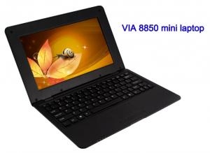 2013 hottest mini laptop 10 inch Android 4.0 VIA 8850 Cortex A9 1.5GHZ HDMI &;WIFI &; Camera