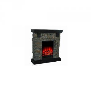 Polystone Mantel Electric Fireplace System 1