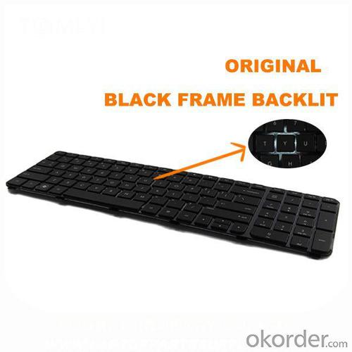 Laptop Keyboard For Hp Laptop Keyboard Replacement Pavilion Dv6-6000 With Frame US Black Keyboard 640436-001 System 1