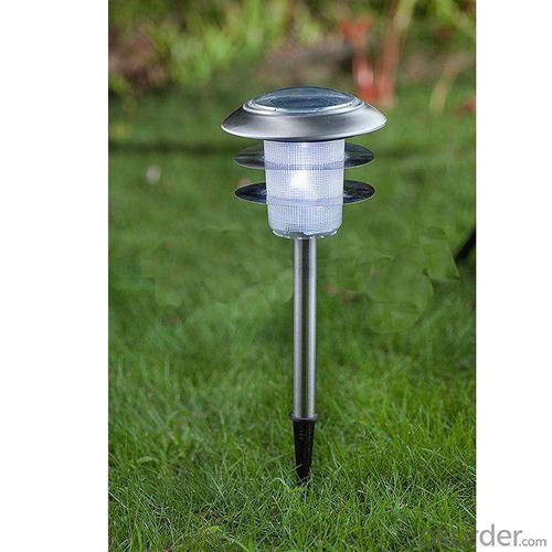 Hj-8230 Stainless Steel Solar Lawn Light By Professional Manufacturer System 1