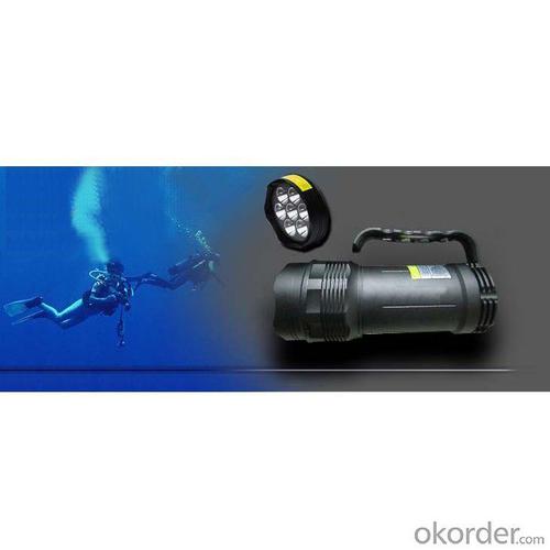 Deep Sea 4500lumen Rechargeable 7 Cree Xml Led T6 Diving Flashlight System 1