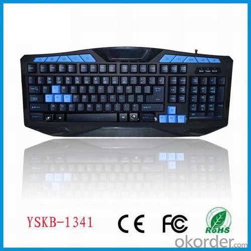 Cool Wired Gaming Keyboard Fashion Design System 1