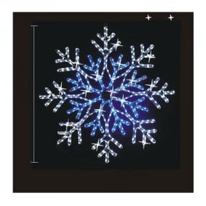 Ac100V Led Rope Light Multi Color Blue Snowflake Led Motif Light System 1