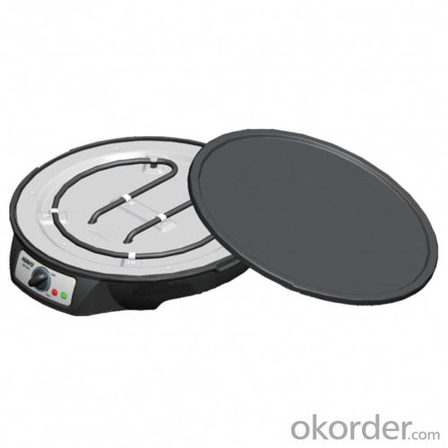 Electric Crepe Maker 12 Inch Detachable Non-Stick Plate System 1