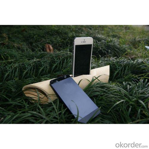 Eco-friendly Bamboo Iphone Speaker suitable for iPhone4/4s and iPhone5 System 1