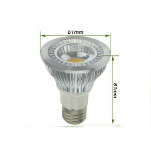 High Lumen 6W 600Lm Dimmable Par20 Cob Led Spotlight Bulb Approved 3 Year Warranty