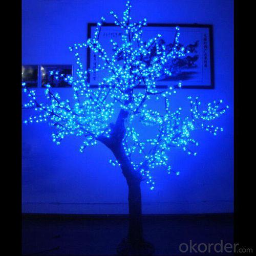 2.5M Outdoor LED Christmas Cherry Tree Light Fz-1536-3 Yellow From China Manufacturer System 1