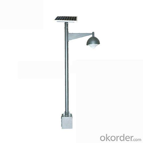 Led Garden Light 3.5M Height Iron Pole Solar Panel Battery LED Lamp From China Factory System 1