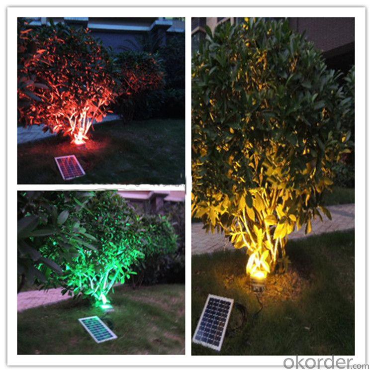 10V 3W LED Solar Outdoor Light With Battery For Fishpond, Tree Garden Irrigation, Fountains