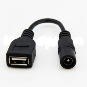 5.5*2.1Mm Dc To Female Usb Power Charge Cable
