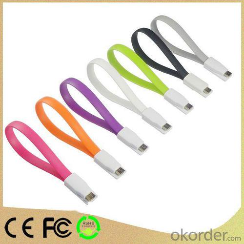 New Fashion Portable Flat Magnet Cable For Iphone5/Ipad Mini Usb Cable System 1