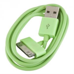 New Green Usb 2.0 Data Sync Charger Cable For Apple Iphone 4G Ipod System 1