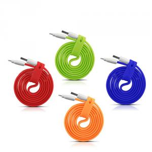 Flat Silicone Data Sync Cable
