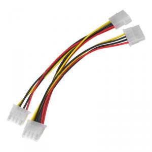 For 4-Pin Ide 1 To 3 Splitter Power Cable