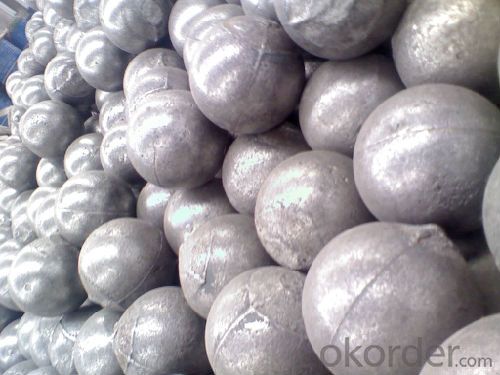 High Chrome Alloy Cast Grinding Ball with High Hardness Low Breakage for Mineral Processing