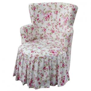 Pastoral Pattern Armchair Eco-friendly Fabric Durable and Comfortable