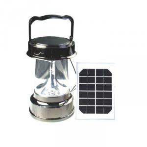 2014 New China Factory Mobile Charge 3W Hand-cranked Solar Lanterns 30 Hours With AC Charger Black