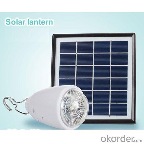 Decorative Outdoor Solar Light - LED Solar Lantern Rechargeable Li-ion Lithium Battery 1.7W 2200mAh LED Bulb Light by China Factory System 1