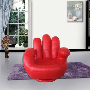 High Quality Special Finger Shape PVC Red Children Sofa